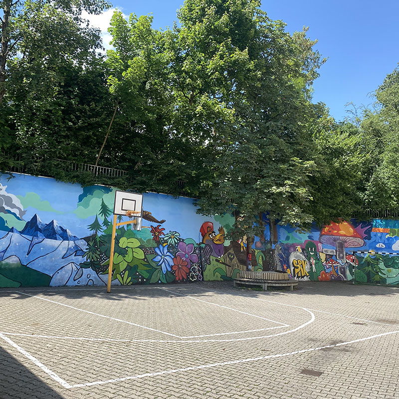 Graffiti-Projekt, städt. Realschule KE